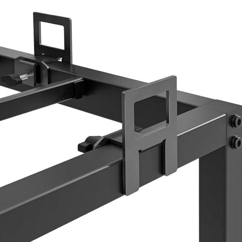 SUYAUU Non Slip Mattress Gaskets, Mattress Holder in Place Gripper for Metal Bed Frame, Keep Mattress from Sliding Gripper, Adjustable, 6 PCS, Black