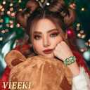 3 x Holidays Watch Band for Women Men (Compatible with Apple Watch 40mm-49mm) (Replacement Strap for iWatch Series Ultra SE 11 10 9 8 7 6 5 4 3) (Christmas-Checkered)