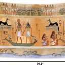 Haoyiyi Egyptian Tapestry Wall Hanging Ancient Egypt Mythology Culture Tapestry Pharaohs Hieroglyphic Carvings Tapestries for Bedroom Living Room Dorm Decor 70.9x63 Inches