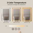 WTTY LED Bathroom Mirror with Backlit and Front Light,24"x32",Stepless Dimmable LED Mirror for Bathroom,Anti-Fog Lighted Bathroom Vanity Mirror Modern for Wall,Memory Function,Shatter-Proof