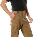 Rothco Camo Tactical BDU Pants Camo Cargo Pants (X-Large, Coyote Brown)