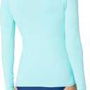 Smoothies Sleek Solid Long Sleeve Rashguard , Color: Smoothies Sea Mist, Size: Small