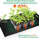 NAMOTEK Seedling Heat Mat, 10" x 20.75" Waterproof Plant Heating Mat, Warm Hydroponic Heating Pad for Indoor Home Gardening Seed Starter,Germination, Greenhouse