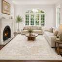 9x12 Area Rugs Washable Large Vintage Rug for Living Room Bedroom