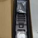 Door Hinge Step for Jeep Wrangler JK JKU JL JLU Gladiator JT 2007-2023, Aluminum Alloy Folding Car Door Step for Car Roof Access w/Bottle Opener- 1 Pack (Black)