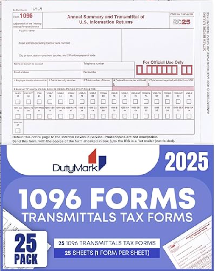 1096 Transmittal Tax Forms