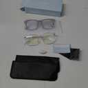 livho High Tech Blue Light Glasses - Advanced Blue Light Blocking Computer Glasses - Screen Fatigue & UV Protection (*B1 Light Black+clear)