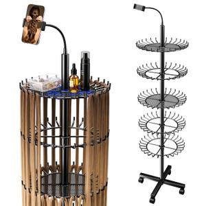 Braiding Hair Rack Adjustable Braiding Rack With 140 Pegs (Black)