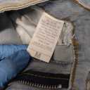 Womens Ripped Jeans Baggy High Waisted Straight Wide Leg Asymmetrical Patchwork Distressed Y2K Denim Pants (Medium, Light Blue)