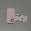 LOVE 3000 Designed for iPhone 16 Pro Max Case, Premium Silicone with [Soft Anti-Scratch Microfiber Lining] Shockproof Protective Phone Case for Men Women Girls 6.9", Chalk Pink