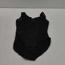 Women's Ballet Leotard 01D0152, Deep V Mesh Front, Open Back, Front Lined, 4-Way Stretch (Medium)