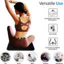Yimiyaa Gel Seat Cushion, Double Thick Egg Gel Cushion for Pressure Pain Relief, Breathable Wheelchair Cushion Chair Pads for Car Seat Office Chair Black