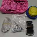 Light Up Kids Pod Swing Seat, Sensory Swing with 16 Colors Change and 4 Modes, Hanging Hammock Chair for Indoor and Outdoor (Pink)