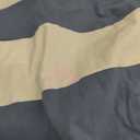 Women’s 2 Piece Striped Workout Set Oversized Zip Up Tee and Wide Leg Shorts Athletic Lounge Shirt and Shorts, Blue, L