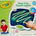 Crayola Toddler Touch Lights, Musical Sensory Toys for Toddlers, Learning Gifts, Light Up Drawing Pad, Mess Free Painting, Travel Activity, 2+
