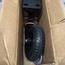 8 Inch Heavy Duty Fence Gate Wheel, Suitable for Metal Tube Gate, Wooden Door, Farm Gate Wheels, Capacity 750 lbs Spring-Loaded Caster, 360 Degree Rotation, Dual Mount Options (Straight/U-Bolt)