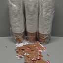 120 Pcs Christmas Paper Cups Gingerbread House Disposable Cups with Handle 8 oz Gingerbread Man Coffee Drinkware for Drinking Tea Hot Cold Beverage Xmas Party Holiday Decoration Supplies