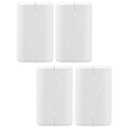 Child Proof Outlet Box Cover, Double Lock System, White, Large Interior Space 4 Pack