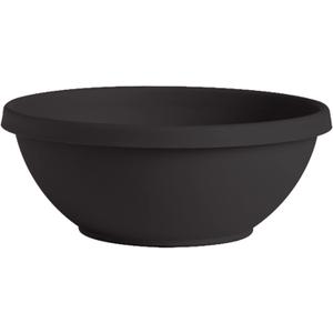 Terra Plant Bowl Planter 12", Black