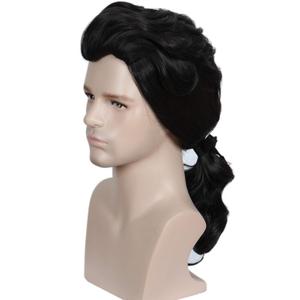 Linfairy Colonial Man Wig Halloween Cosplay Costume Wig For Women Party Wig