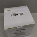 LONFFERY Tea Kettle for Stove Top, 2.5 Quart Whistling Tea Kettle, Stainless Steel and Wood Pattern Folding Handle, Creamy White