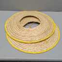 Veemoon Men's Hard Hat Sun Visor Pack of 2 Full Brim Straw Sunshade Shade for Construction Workers Face Protection