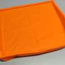 Silicone Griddle Mat Cover for Blackstone - 22 Inch True All-Encompassing Coverage Heavy Duty Food Grade Grill Buddy Mat, All Season Cooking Surface Protective Cover (Orange)