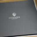 ROTHWELL 18-Slot Watch Case – Luxury Watch Box for Men, Real Glass Top, Lockable, Elegant Display for Collections (Carbon)