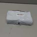 Plastic 4x4 inch White Square Tubing Cap, Finishing Plug, Pipe Tubing End Cap, Durable Chair Glide Universal (4)