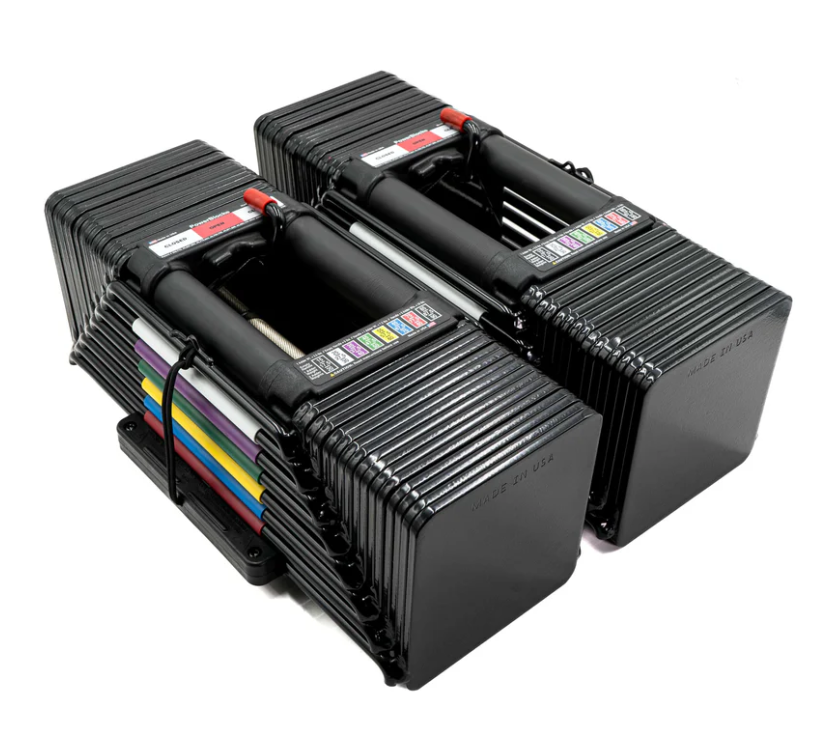 PowerBlock Elite EXP Adjustable Dumbbells - Stage 1 + 2 +3 — Strength Warehouse USA, 90Lbls