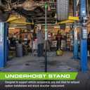 ARCAN 1,500 lb. Underhoist Support Stand, Model ALSS15, Regular