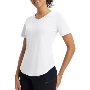 baleaf Women's Short Sleeve Shirts UPF 50+ Sun Shirt V Neck UV Workout Moisture Wicking Quick Dry T-Shirts
Size -L