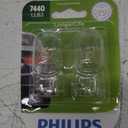 Philips 7440LLB2 7440 LongerLife Miniature Bulb, 2 Pack