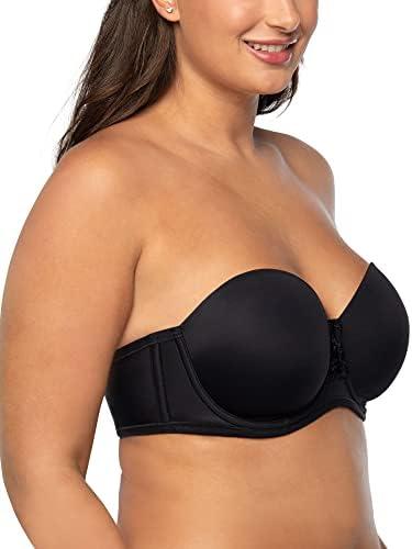 Vanity Fair Women's Beauty Back Smoothing Strapless Bra, 4-Way Stretch Fabric, Lightly Lined Cups Up to H, L