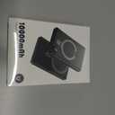 for MagSafe Battery Pack 10000mAh, 20W Ultra Slim Portable Phone Charger with LED Display, Magnetic Power Bank for iPhone 15/14/13/12 Series (Space Gray)