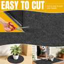 Extra Large Garage Floor Mat 8.8 x 22 FT Heavy Duty Oil Absorbent Parking Mat with Waterproof Non-Slip Backing,Reusable Washable Floor Protector for Garage,Driveway, Workshop & SUV, Velcro Included