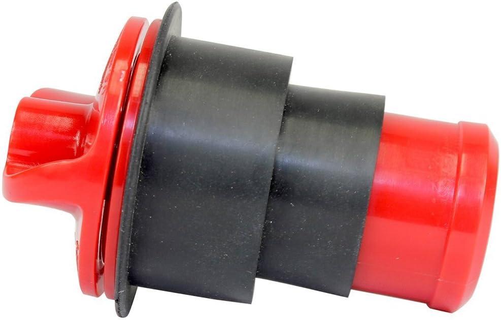 DANCO PlugAll Mechanical Test, Seal & Cleanout Pipe Plug | For Drains & Clean-outs | Fits 1-1/ 2 inch and 2 inch pipes | DWV Testing (10839), Red