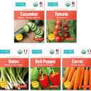 Back to the Roots Organic Vegetable Seeds Variety (5-Pack)