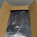 Expandable Adjustable Stackable Kitchen Organizer, Spice Rack,Metal Pantry Storage Shelves Racks,Counter Shelf for Cabinets, Countertop, Cupboard (3 Packs/Medium/Black) (7.87"D x 16.6"~26.5"W x 6.1"/7.5"H)