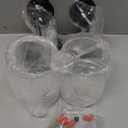 Set of 2 Wall Sconces for Bathroom,Black Modern Vanity Lights with Clear Glass Shade,Bathroom Wall Lamp for Mirror Kitchen Living Room Hallway Cabinet Porch