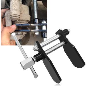 Brake Pad Spreader Tool Brake Caliper Hangers Caliper Compression Tool Heavy Duty Disc Brake Caliper Piston Pad Installation Spreader Tool for Car Truck SUV Motorcycle Universal Accessories (Black)