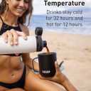 CamelBak Chute Mag Vacuum Insulated Stainless Steel Water Bottle, Magnetic Leak‑Resistant Cap for Everyday Hydration, 40oz, Navy