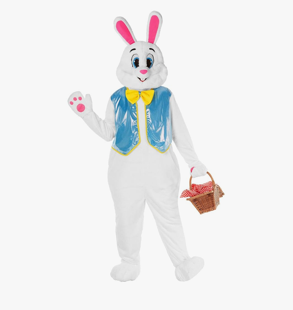 Morph Easter Bunny Costume Adult Rabbit Mascot Outfit Bunny Suit for Adults - Perfect for Easter Costumes and Events Size XL