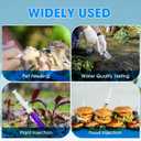 60ml Syringe for Liquid,50 Pack Large Plastic Syringes with Adapters and Cap,Individually Sealed Syringe for Feeding,Irrigation Water and Scientific Labs