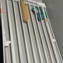 Babelio Baby Gate for Stairs, Kitchen & Doorways, No Bottom Bar| Easy Install| One-Handed Operation| Auto-Close| Hardware Mount Safety Dog Gate (White, 34" H, 29.7-46.5" W)