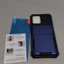 COOYA for Moto G 2023 Case Wallet 5 Credit Card Holder Slot Flip Cover Wallet Case Back Pocket Dual Layer Protective Hard Shell TPU Rubber Bumper for Moto G 2023 Blue