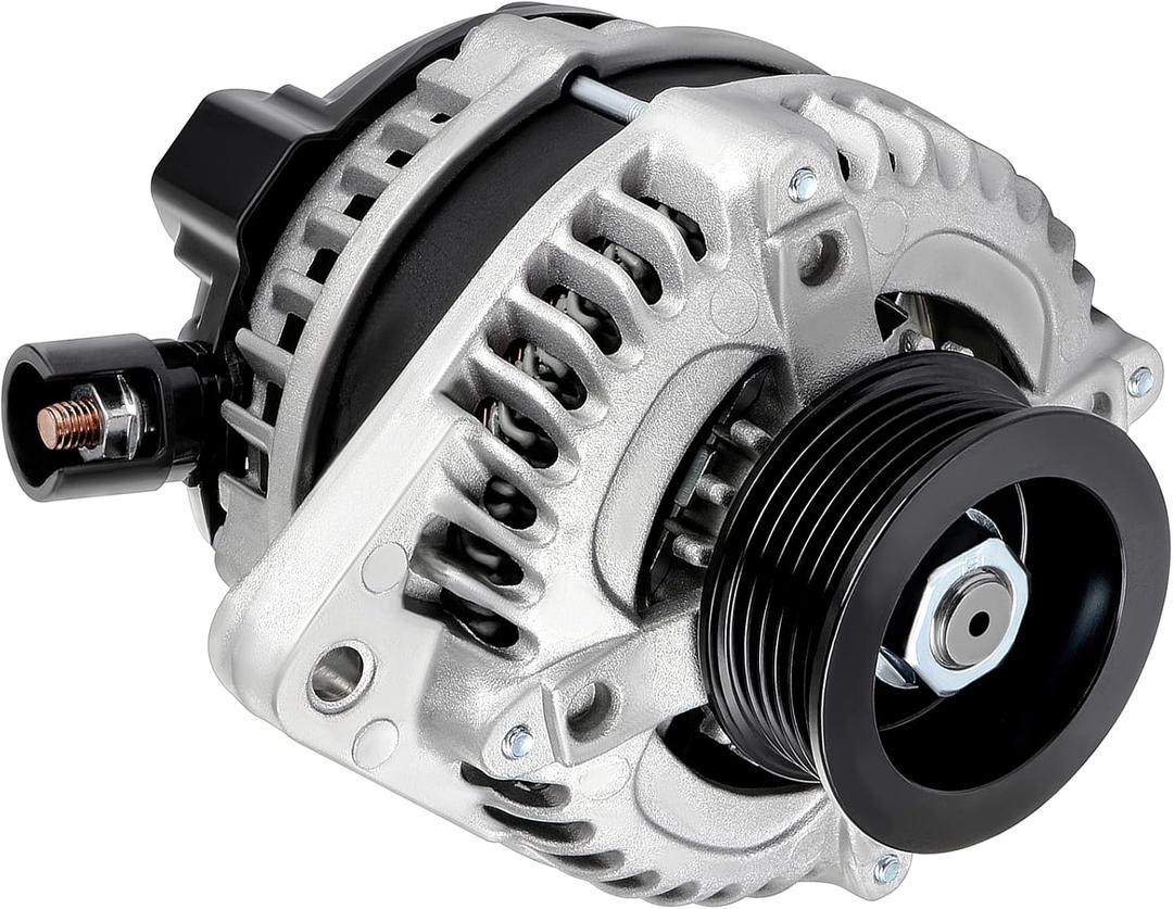 New Alternator 130 Amp for Honda for Odyssey 2008-2010 3.5L,for Pilot for Ridgeline 2009-2011 V6 3.5L,for Acura MDX RL TL TSX ZDX 09-14 3.5 3.7L Replaces 31100-RGW-A01 11391 AND0484
