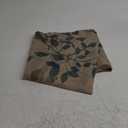 OWENIE Floral Sheer Curtains with Pattern 63 Inches Long 2 Panels Set for Living Room Bedroom, Sheer Floral Curtains with Printing Leaf Design Rod Pocket Light Filtering Farmhouse Curtains 42W 63L