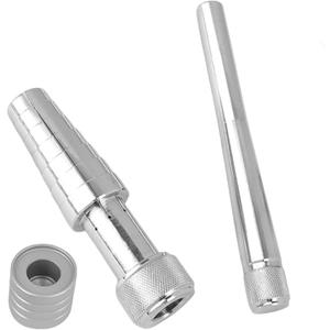 Ring Stretcher Tool Chrome Plated Steel Finger Wedding Band Resizer Tool Ring Stretcher Stretch and Enlarge Ring Mandrel Stretcher Enlarger Jewelry Ring Sizing Tool (Silver)