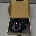 Trucker Bluetooth Headset, Wireless Headset with Mic, Bluetooth Headsets with Dual Noise Cancelling Microphone & Mute Button, 55Hrs Working Time PC Headsets for Cell Phones, Computer, Truck Driver (Black)